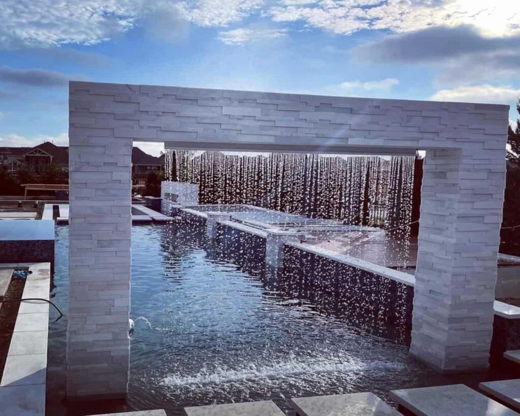 Rain Curtain Water Features