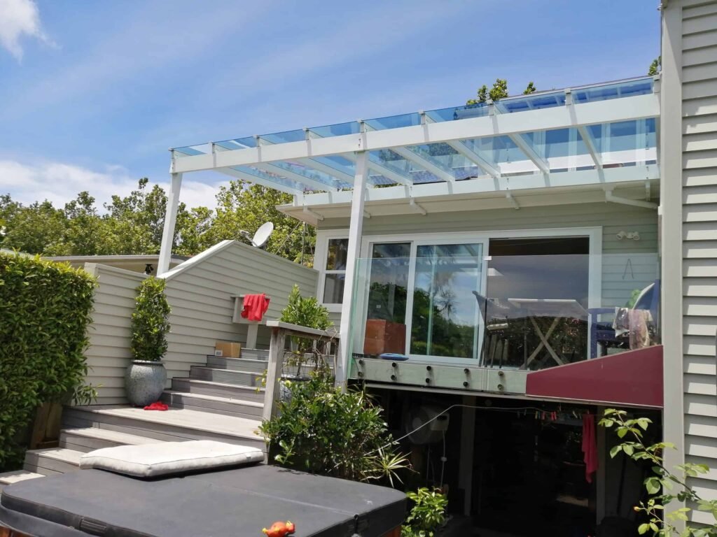 Glass Roof Patio Pergolas