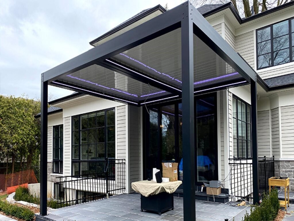 Flat Roof Patio Pergolas