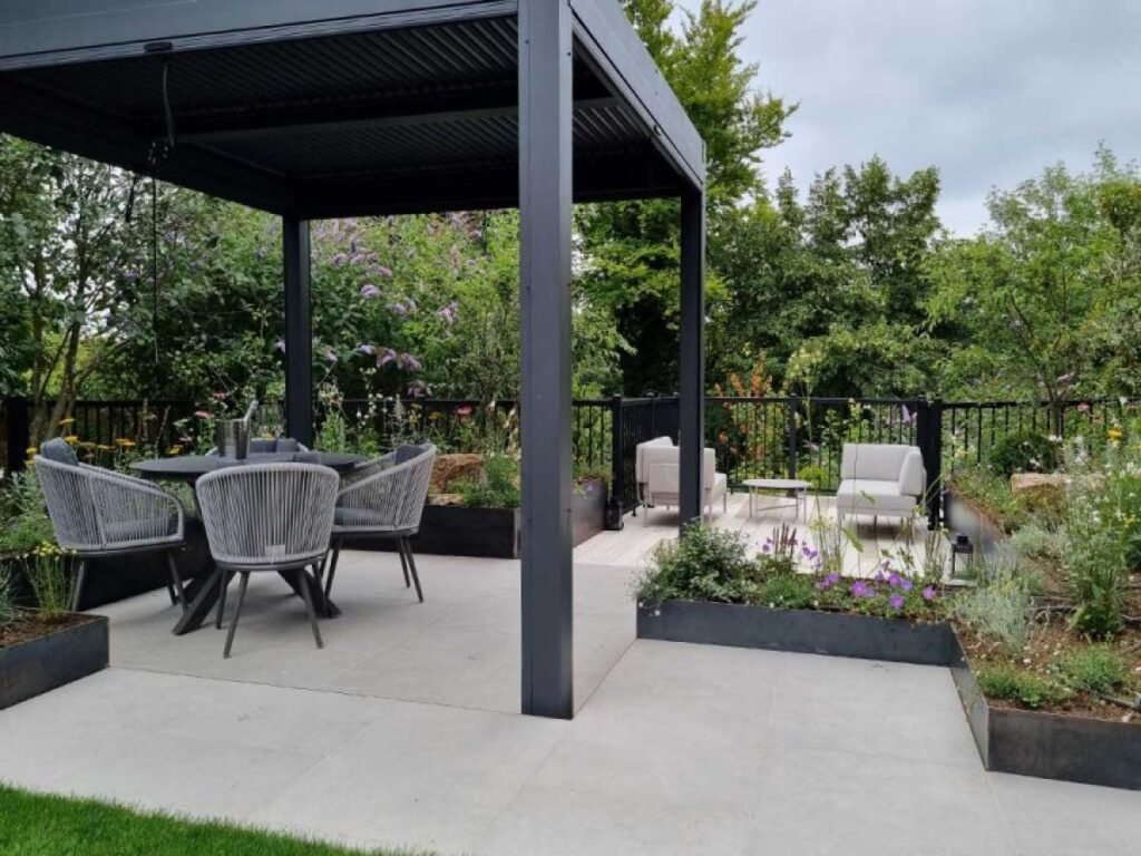 Steel Frame Pergolas